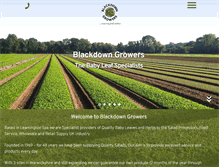 Tablet Screenshot of blackdowngrowers.co.uk